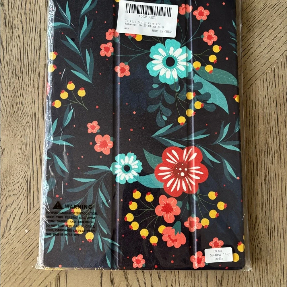 Samsung Tablet Case S10 Ultra/S9 Ultra 14.6 Inch, Colorful Flowers